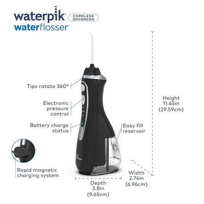 Cordless Water Flosser Dental Care Portable Rechargeable Waterproof Travel Tips