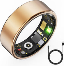 HitTopss Smart Ring, Fitness Tracking Smart Ring with Calories/Heart Rate/Blo