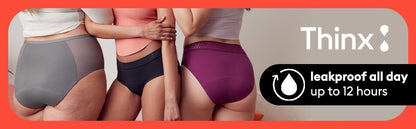 THINX Period Underwear, Breathable Hip Hugger