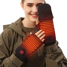 Rechargeable Heated Gloves for Women Men, Full & Half Finger Electric Gloves ...