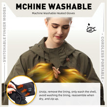 Rechargeable Heated Gloves for Women Men, Full & Half Finger Electric Gloves ...