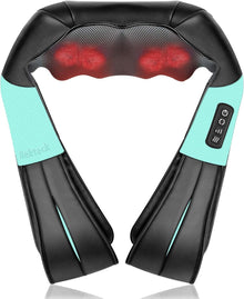 Nekteck Shiatsu Neck and Back Massager with Soothing Heat, Electric Deep Tissue