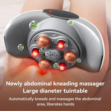 Electric Abdominal Cellulite Massager, Bian Stone Tummy Kneading Instrument for