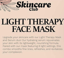 Skincare Club Light Therapy Face Mask, Led Mask with 8 Light for Skincare