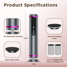 Electric Foot Callus Remover with Nano-Glass Head, Brushless Electric Foot File