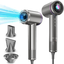 Hair Dryer with Diffuser, 150,000 RPM High Speed Negative Ionic Blow Dryer for F