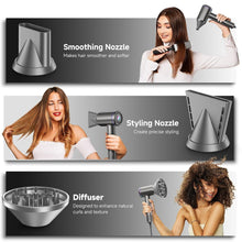 Hair Dryer with Diffuser, 150,000 RPM High Speed Negative Ionic Blow Dryer for F