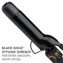 Hot Tools Pro Artist Black Gold 1-1/4" Salon Marcel Curling Iron