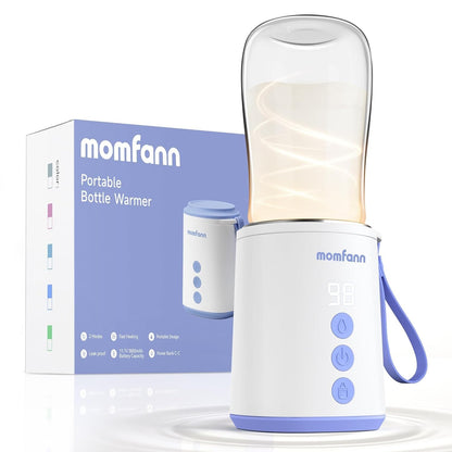 Portable Bottle Warmer Travel Baby Bottle Warmer for Breastmilk On The Go Tra...
