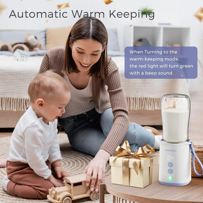 Portable Bottle Warmer Travel Baby Bottle Warmer for Breastmilk On The Go Tra...