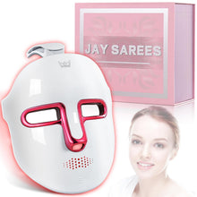 Wireless Red Light Therapy Skin Care Rejuvenation Facial Mask 7 Colors LED