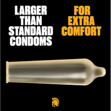 Trojan Magnum Large Size Condoms - 48 Count, Lubricated for Comfort & Protection