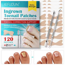 SEFUDUN 120pcs Ingrown Toenail Patches Discomfort Relieving Inflammation Prevent