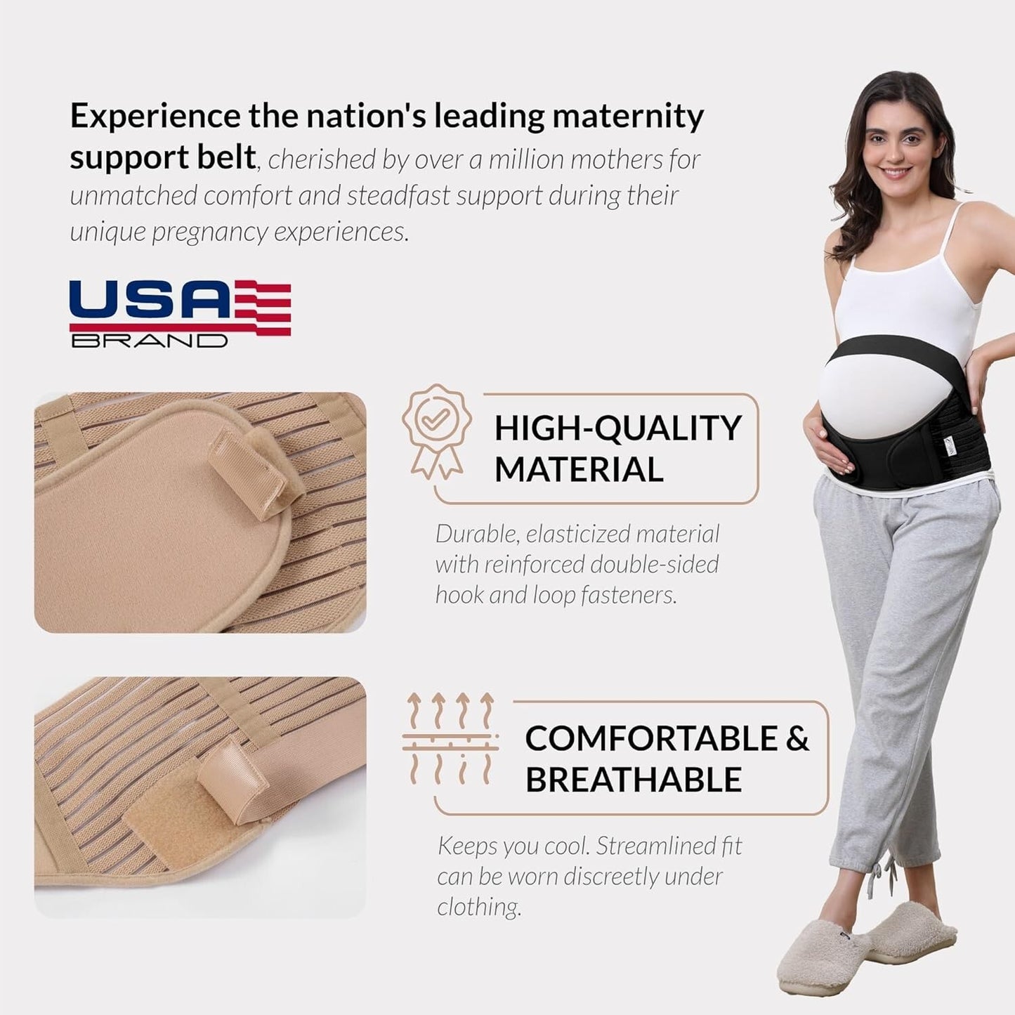 NeoTech Care Pregnancy Support Maternity Belt Waist Back Abdomen Belly Band