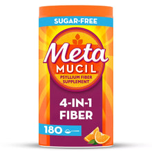 Metamucil Psyllium Fiber Supplement Sugar Free Powder - Orange