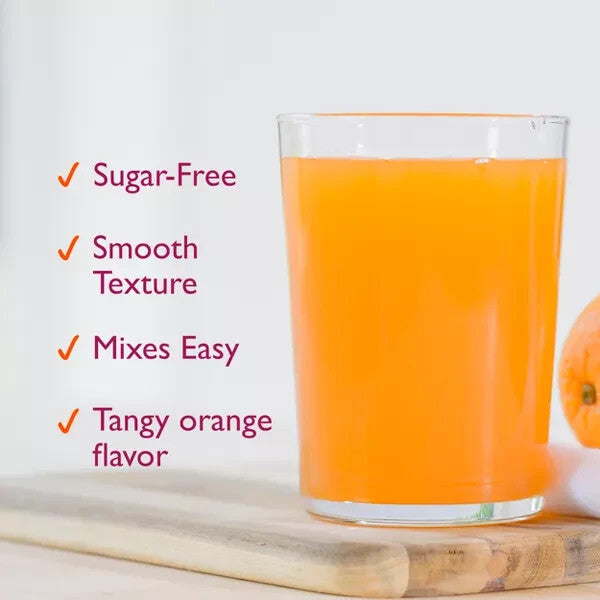 Metamucil Psyllium Fiber Supplement Sugar Free Powder - Orange
