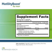 MotilityBoost for Men Fertility Supplement: Support Sperm Motility, 60 ea