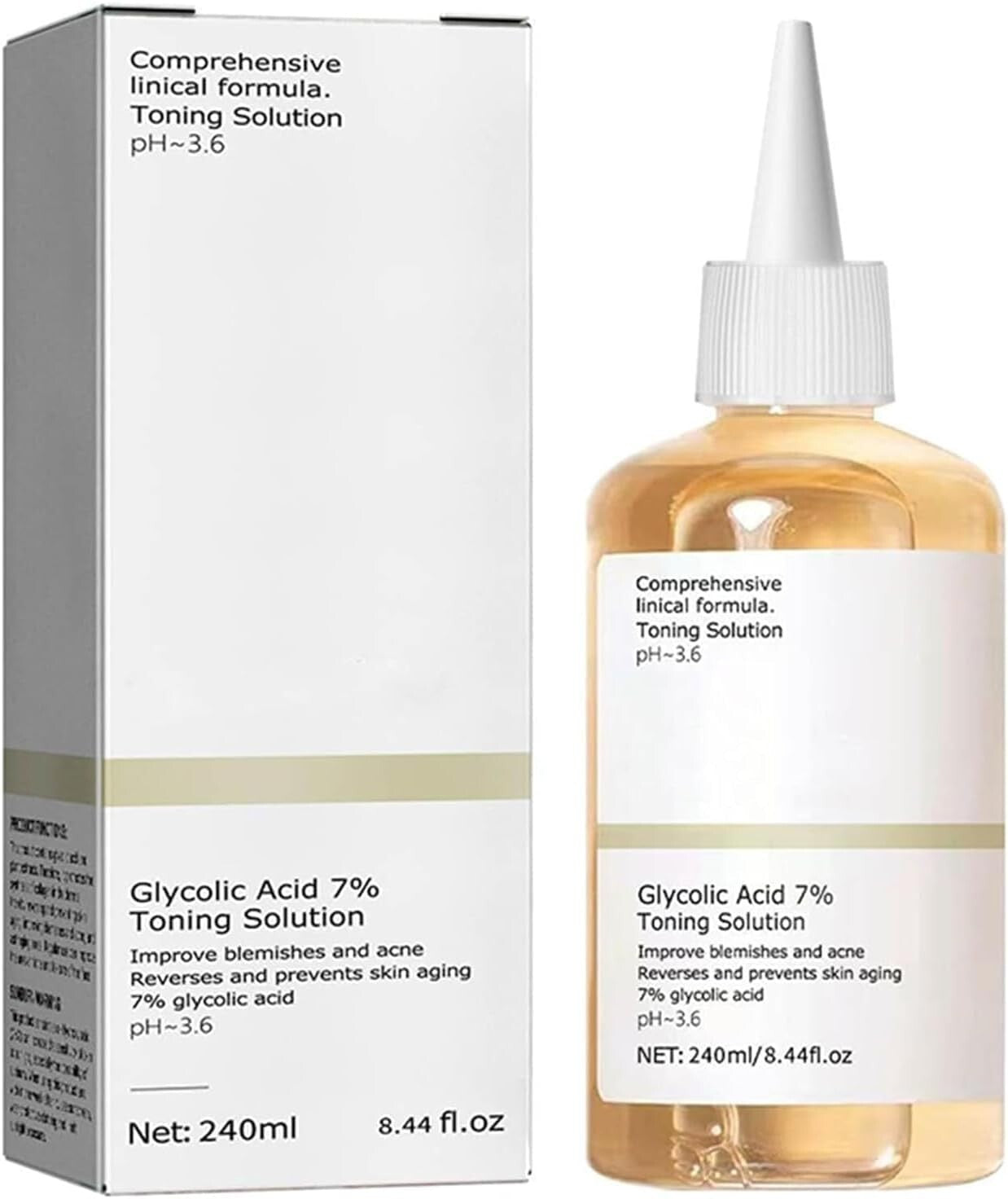 Glycolic Acid Toning Solution Glycolic Acid 7% Toner Glycolic Sour 7% Toning ...