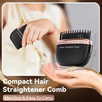 Mini Hair Straightener with Type-C Charging,Suitable for Combing Bangs, Compact