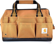 Carhartt Gear B0000351 14-Inch 25 Pocket Heavyweight Tool Bag, Brown
