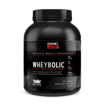 GNC AMP Wheybolic Clinically Proven Protein Powder, Increases Muscle Strength &