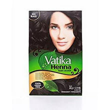 Hair Dye, Vatika Henna Hair Color, Rich Black, 60 g, 2.11 oz, 100% Ammonia Free