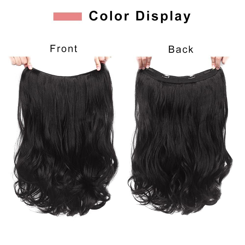 Halo Hair Extensions Thick Invisible Wire Hair Extension 5 Types Adjustable Head