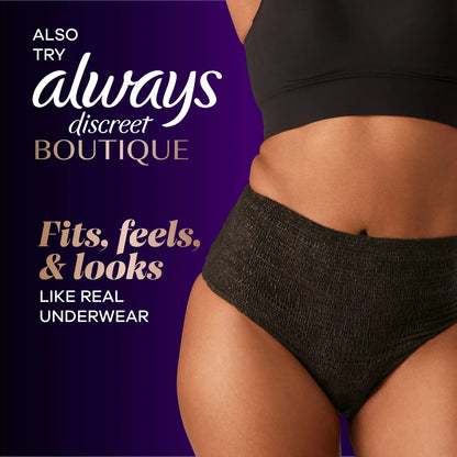 Always Discreet Incontinence Liners, Very Light Long, 111 CT