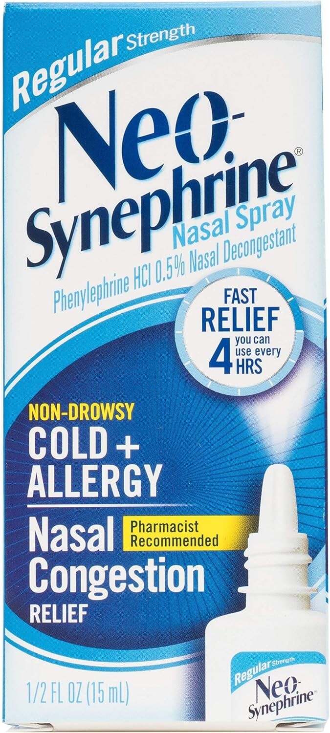 Neo-Synephrine 6953605015 Regular Strength Nasal Spray - 15ml