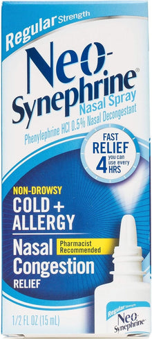 Neo-Synephrine 6953605015 Regular Strength Nasal Spray - 15ml