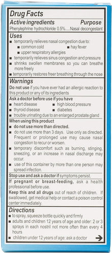 Neo-Synephrine 6953605015 Regular Strength Nasal Spray - 15ml