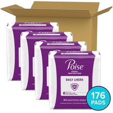 Poise Daily Incontinence Panty Liners, 2 Drop Very Light Absorbency,176 Count