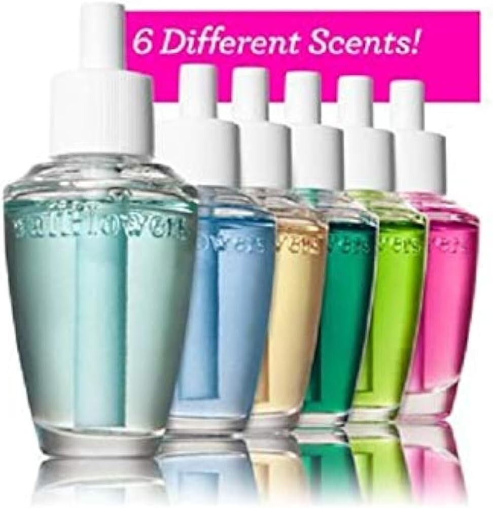 Bath and Body Works 6-Pack Wallflowers Fragrance Refills (Assorted Mystery Sc...