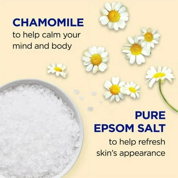 Dr Teal's Comfort & Calm Foaming Bubble Bath with Pure Epsom Salt and Chamomile,