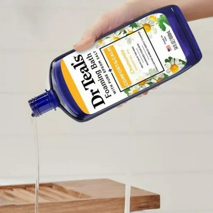 Dr Teal's Comfort & Calm Foaming Bubble Bath with Pure Epsom Salt and Chamomile,