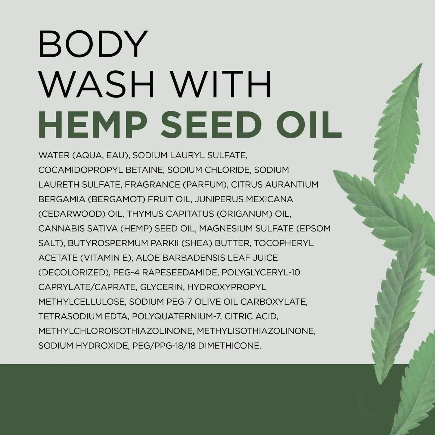 Dr Teal's Body Wash, Can** nabis Sativa  Seed Oil, 24 fl oz