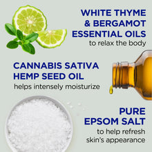 Dr Teal's Foaming Bath, Can* nabis Sativa Hemp Seed Oil with Essential Oil Blend