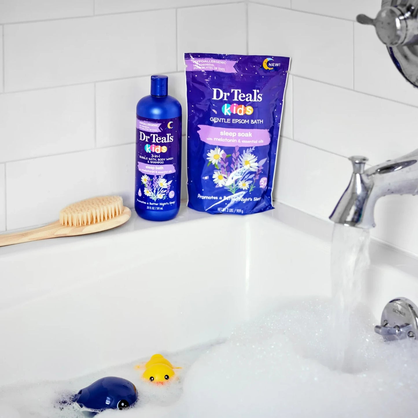 Dr Teal's Kids Gentle Epsom Salt Sleep Soak with Melatonin & Essential Oils 2lbs