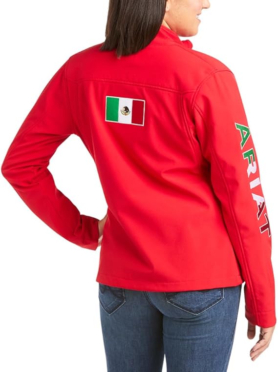 ARIAT Womens Classic Team Softshell Mexico Jacket Size S