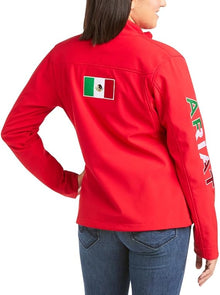 ARIAT Womens Classic Team Softshell Mexico Jacket Size L