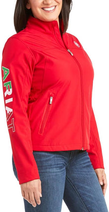 ARIAT Womens Classic Team Softshell Mexico Jacket Size L