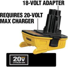 DEWALT Battery Adapter 18V to 20V, For Drills, Sanders and More, Charger Not Included (DCA1820)