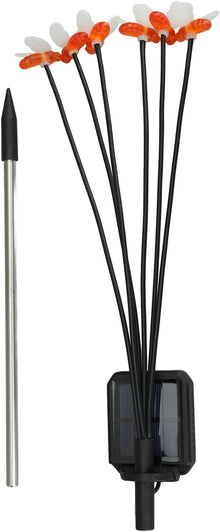 Fafeicy 6 Decorative Lamp Solar Swinging Garden Light for Outdoor Landscape Decoration (Warm Light)8 lights