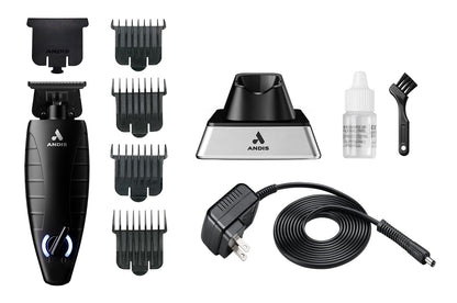 Andis GTX-EXO Black Label Special Edition, Professional Lithium-ion Electric Beard & Hair Trimmer, M-Force Technology, Cordless, Included Charging Stand, Black