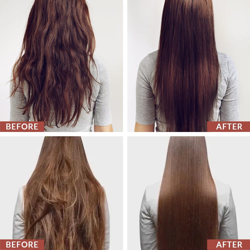 Keragen Brazilian Smoothing Keratin Hair Treatment | Sulfate-Free Blowout System for Dry, Damaged, Curly, or Frizzy Hair | Forte Formula | Medium to Coarse Hair | 32 Oz