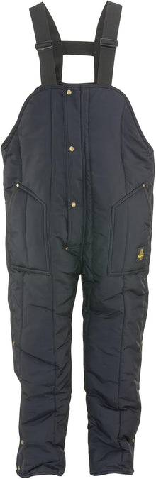 RefrigiWear Iron-Tuff Insulated High Bib Overalls -50F Extreme Cold Protection (Navy Blue, XLarge Tall)
