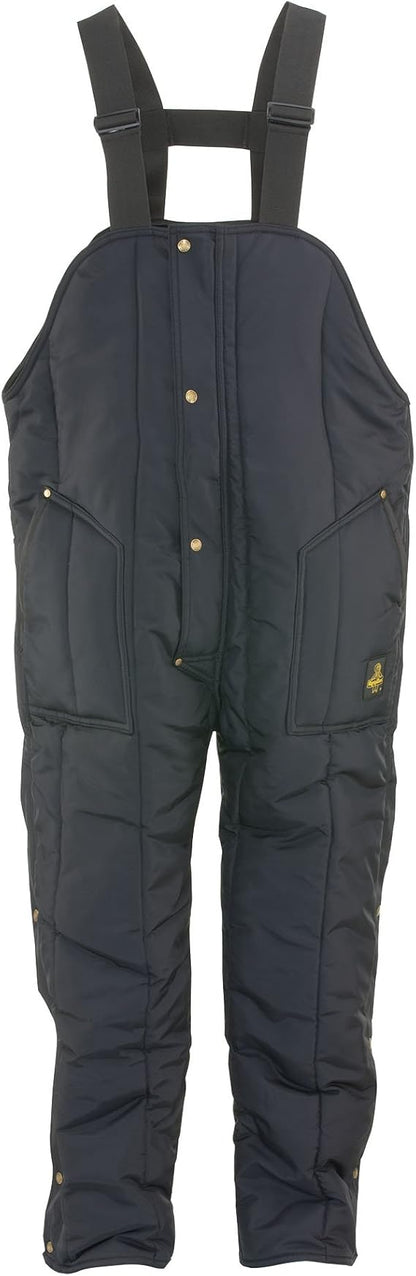 RefrigiWear Iron-Tuff Insulated High Bib Overalls -50F Extreme Cold Protection (Navy Blue, XLarge Tall)