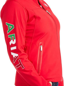 ARIAT Womens Classic Team Softshell Mexico Jacket Size S