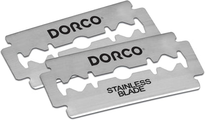DORCO ST300 Platinum Double Edge Razor Blades | 100 Blades (1 Box)
