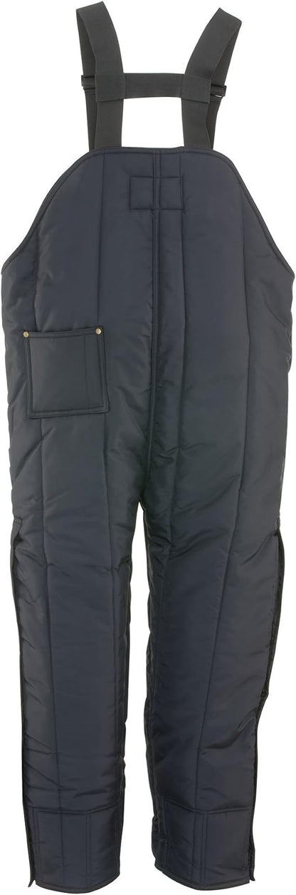 RefrigiWear Iron-Tuff Insulated High Bib Overalls -50F Extreme Cold Protection (Navy Blue, XLarge Tall)